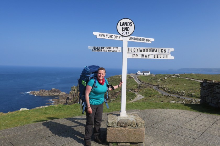 Photo at the Lands End sign