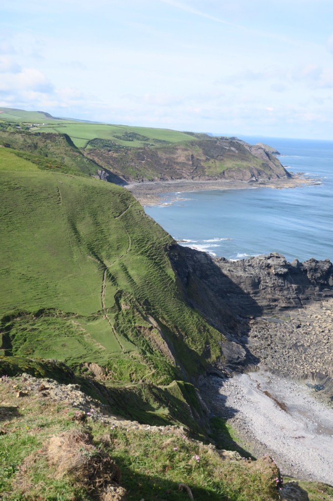 Our camp spot was down in this nook