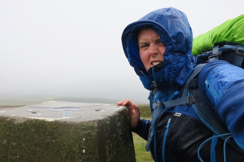Me looking cheery at Pinhaw Beacon Me looking cheery at Pinhaw Beacon