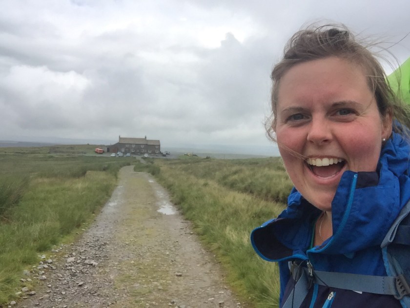 My excitement at reaching Tan Hill Inn My excitement at reaching Tan Hill Inn